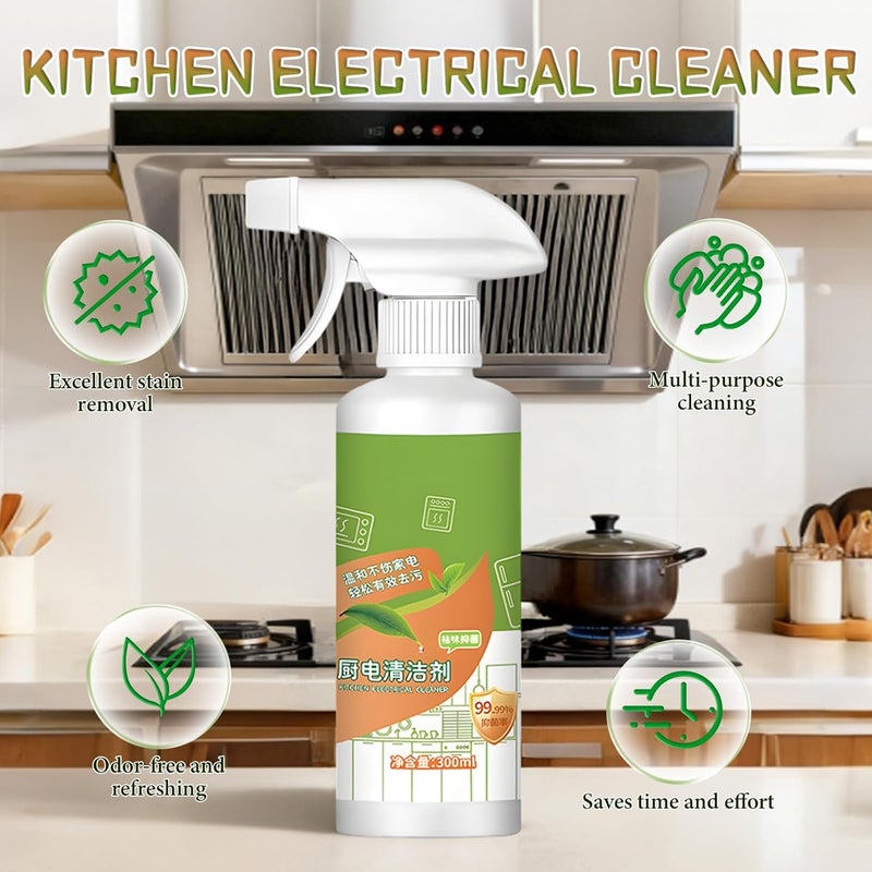 Berthg Natural Enzyme Formula to Household Appliances,Fly Clease Multi-Purpose Cleaner, Natural Enzyme Formula for Household Appliances, Multi-Purpose Cleaner for Hood, Oven, Stove & More (1) - Image 3
